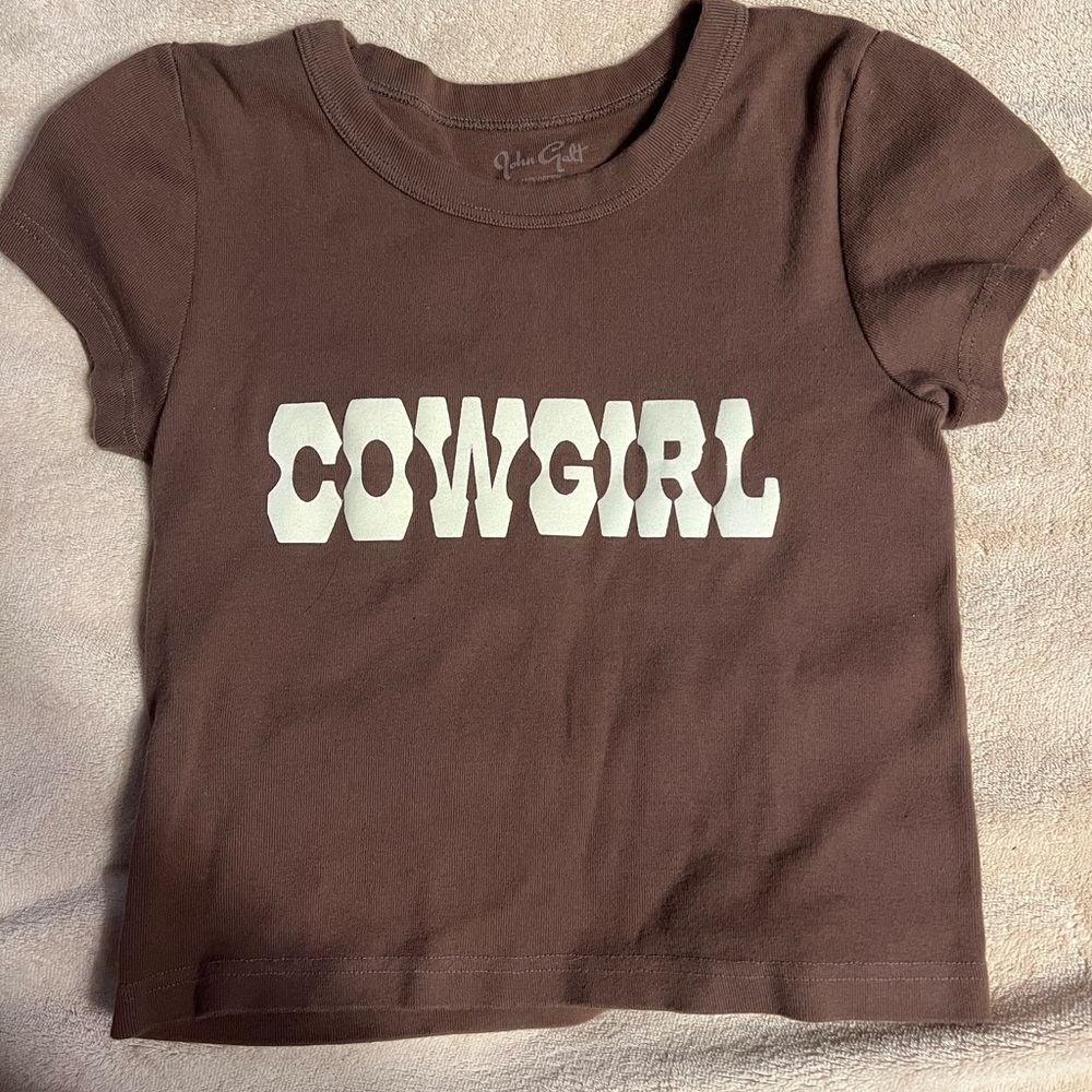 Cowgirl crop top